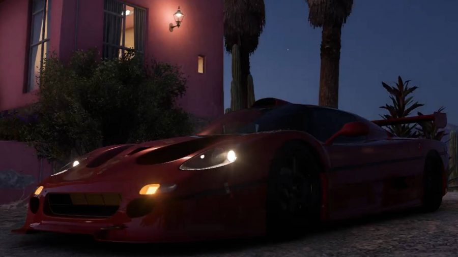 Forza Horizo​​n 5ベストハンドリングカー：フェラーリF50 GT1996を示す画像