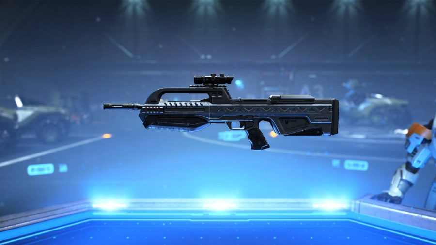 Halo Infinite Best Guns：BR75バトルライフルは武器のレンダリングで見ることができます。