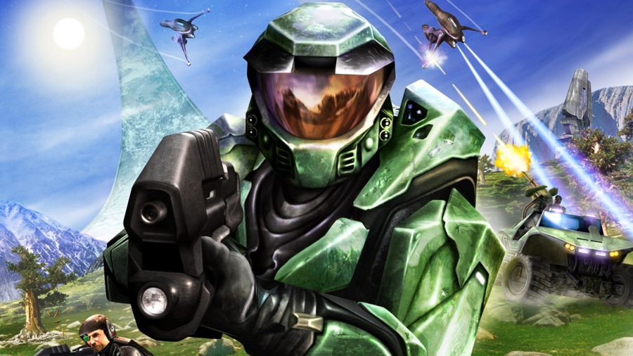 Haloゲームの順番：Halo Combat Evolved artは、マスターチーフの初期の反復を示しています
