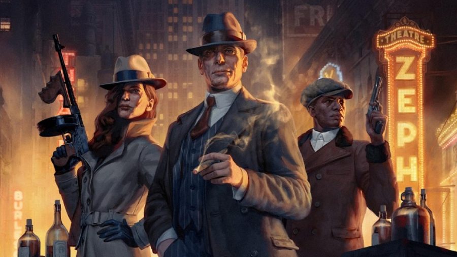 PS Plus 2022年4月の無料ゲーム：Empire ofSinの芸術作品に3人の犯罪ボスが見られます