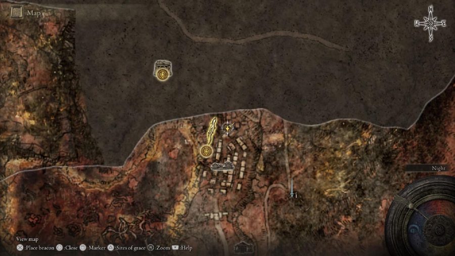 エルデンリングゴールデンシードの場所：地図はゴールデンシードの場所を示しています