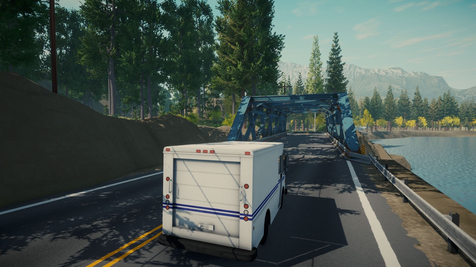湖ps4ゲームはメールトラックを運転します