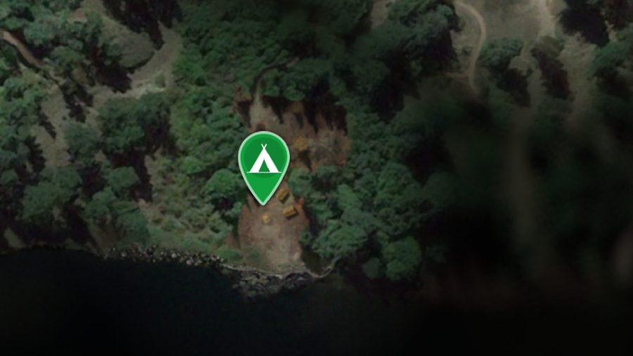 Quarry Locations Camp：Firepitは地図上に表示されます。