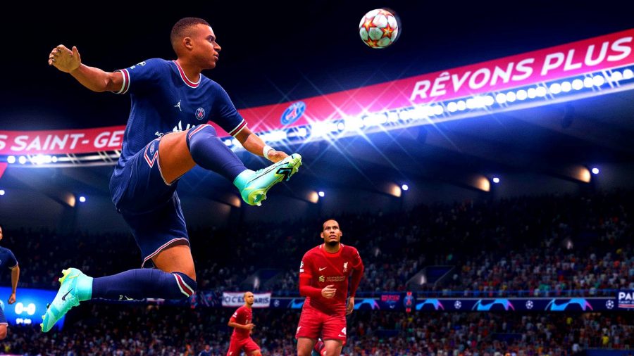 FIFA 23ベストフォーメーション：ボレーに向けたエムバペの画像