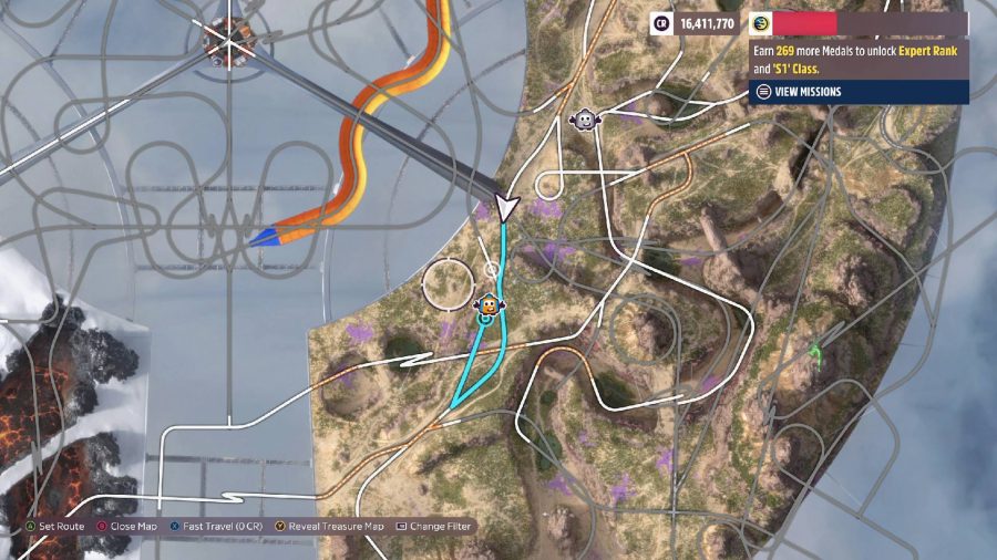 Forza Horizo​​n 5 Hot Wheelsタンクバルーンの場所：バルーンの場所は地図上で確認できます