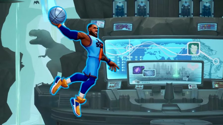 MultiVersus LeBron James：レブロンジェームズが試合でバスケットボールをバタンと閉めるのを見ることができます