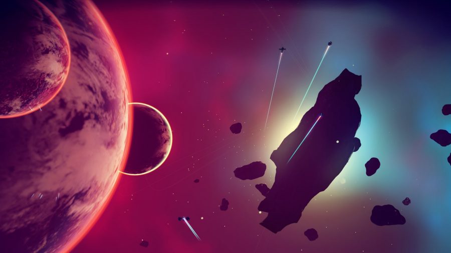 best-space-games-ps5 - PS5 の最高の宇宙ゲームの 1 つで、No Man's Sky で空に飛び、惑星を検索し、謎を解き明かし、宇宙を痛めつけます。