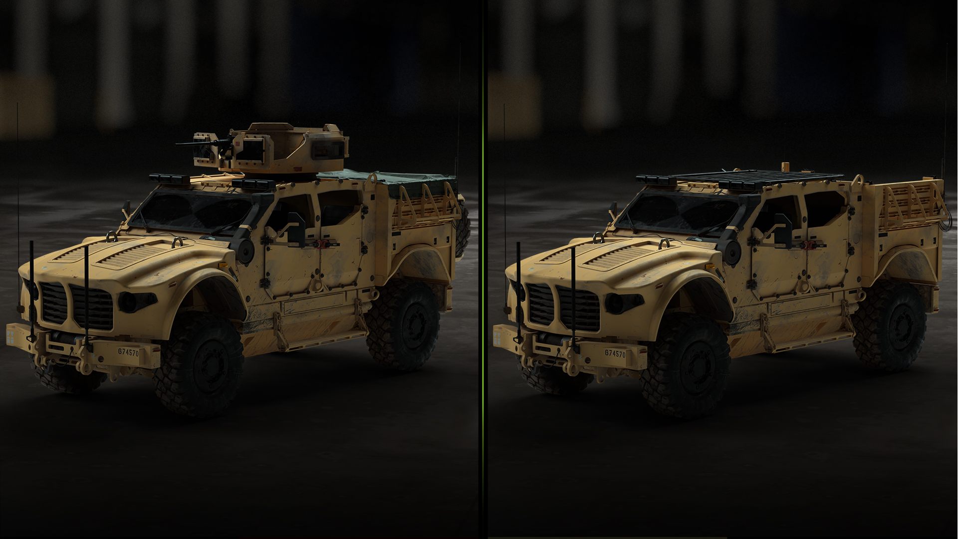 Modern Warfare 2 Vehicles: TAC-V の両方のバージョンを見ることができます