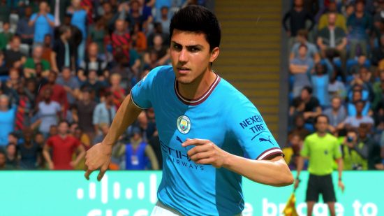 最高の PS5 マルチプレイヤー ゲーム: マンチェスター シティのシャツを着た Cancelo が FIFA 23 で活躍