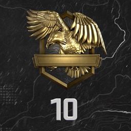 Modern Warfare 2 ランク: ランク 10 のシンボルが表示される