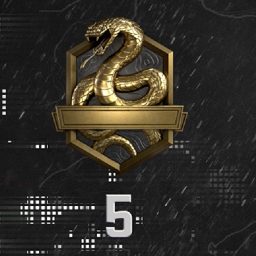 Modern Warfare 2 ランク: ランク 5 のシンボルが表示される