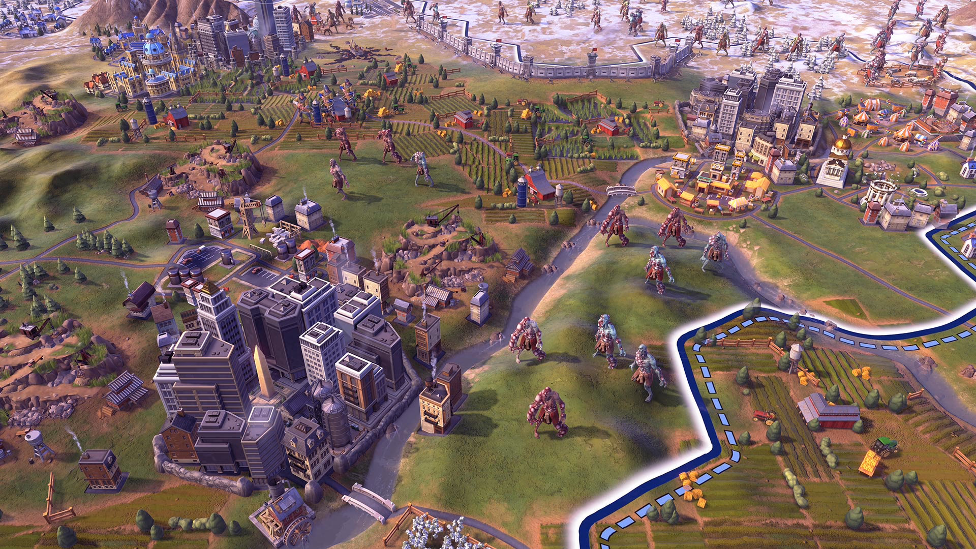 最高の戦略ゲーム: シヴィライゼーション 6 のにぎやかな都市