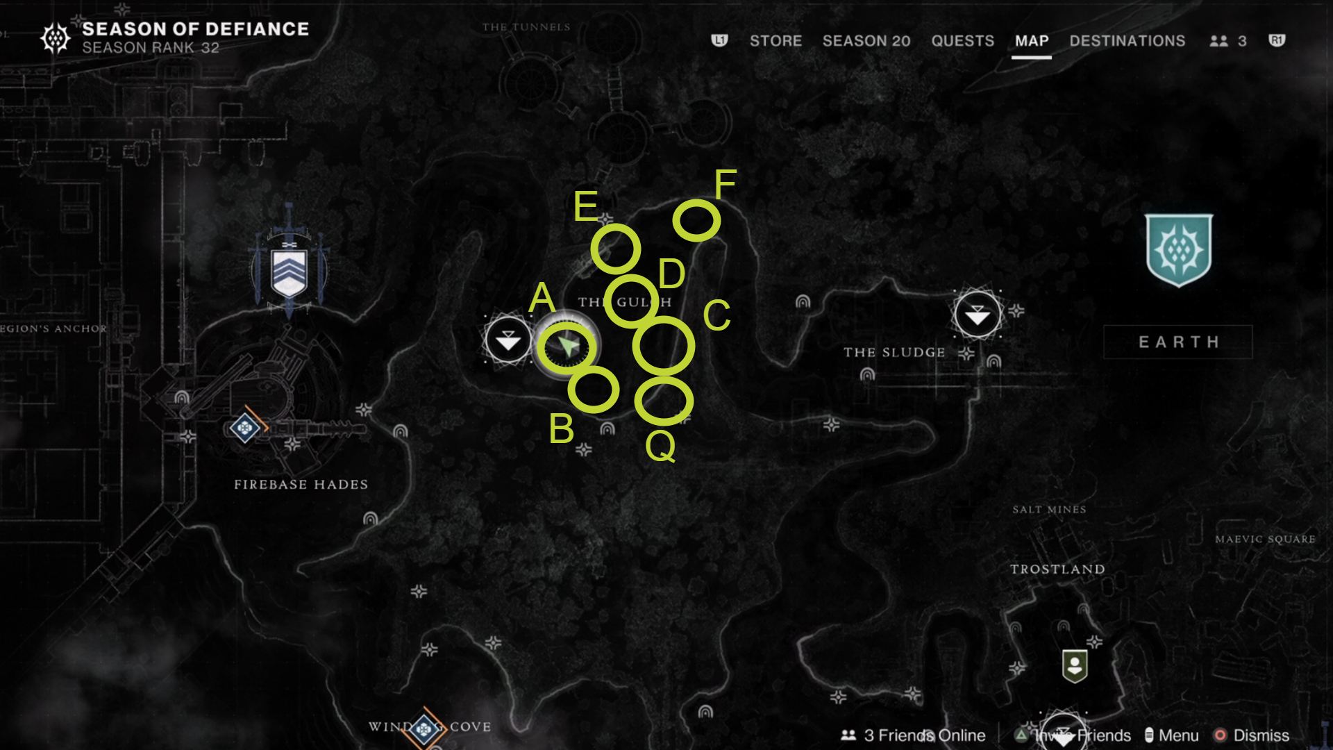 Destiny 2 The Variable: ベックス ネットワーク キューブのあるマップを見ることができます