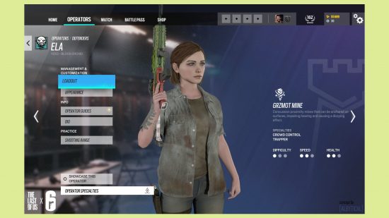 Rainbow Six Siege The Last of Us バンドル ファン コンセプト: FPS ゲームの Ellie としての Ella のイメージ