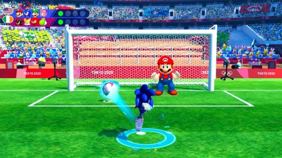 最高の Nintendo Switch サッカー ゲーム: ソニックは東京 2020 オリンピックでマリオに対してペナルティを科します