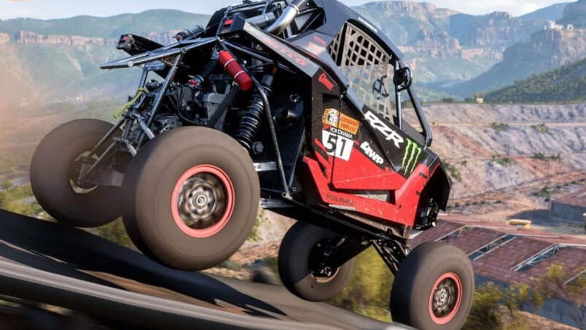 Forza Horizo​​n 5 Rally Adventure Cars: 2021 Polaris RZR Pro XP Factory Racing Limited Edition を見ることができます