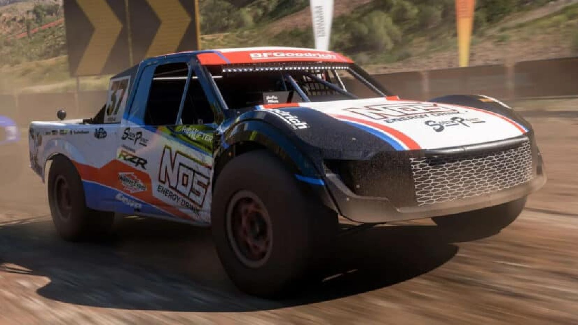 Forza Horizo​​n 5 Rally Adventure Cars: 2021 RJ Anderson #37 Polaris RZR Pro 4 トラックを見ることができます