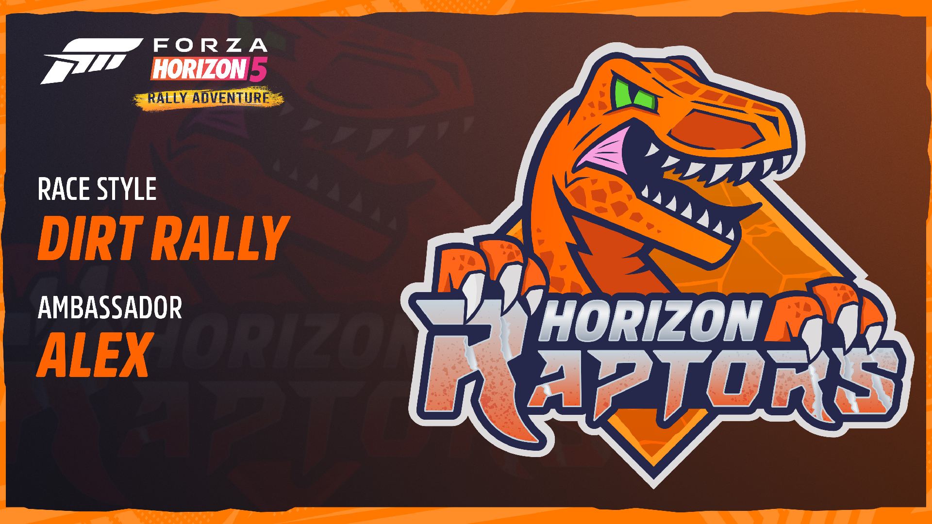 Forza Horizo​​n 5 Rally Adventure Teams: The Horizo​​n Raptors を見ることができます
