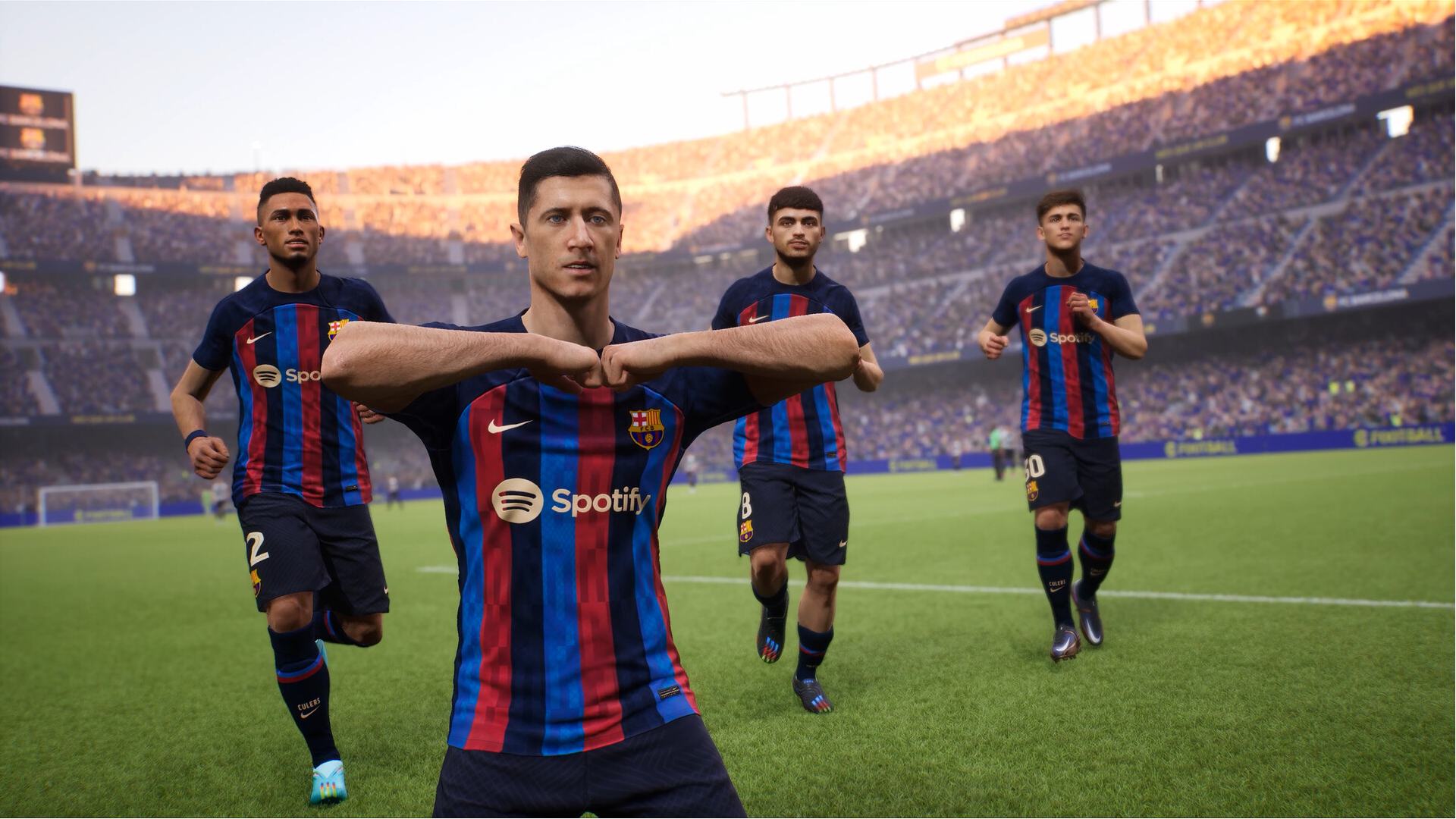 PS5 サッカー ゲーム: 複数のプレイヤーが表示される
