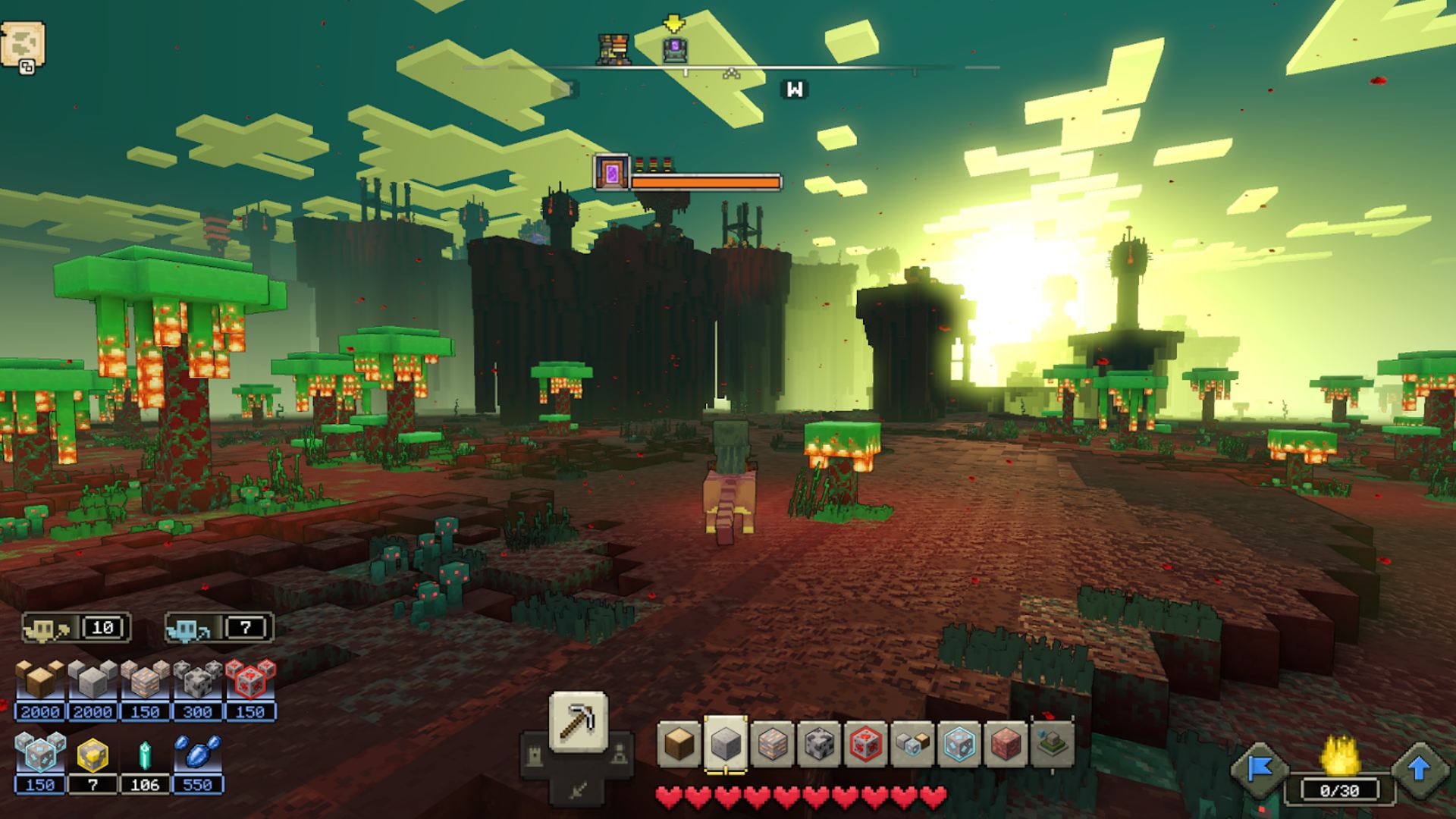 Minecraft Legends Destroy Bases: 人が見える