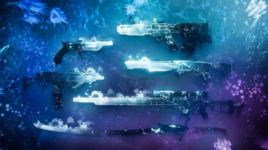 Destiny 2 シーズン オブ ザ ディープの水中ゲームプレイ Taken Weapons: FPS に登場するいくつかの新しい武器の画像