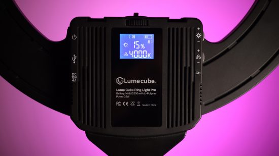 Lume Cube コードレスリングライト Pro の画面