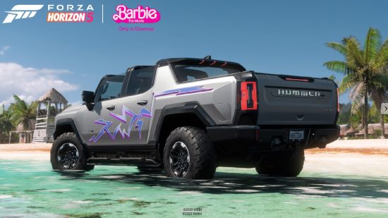 Xbox Barbie Series S コンテスト: Forza Horizo​​n 5 のハマーの画像