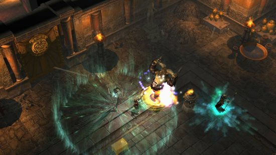 Diablo のようなゲーム: Titan Quest のゲーム内スクリーンショット