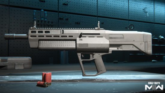 MW2 MX ガーディアンのロードアウト: MX ガーディアンの武器モデルを描いたシーズン 4 リローデッドのプロモーション資料。