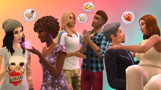 最高の無料 Xbox ゲーム: The Sims 4 では複数のシムが互いに会話します