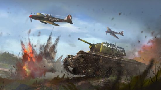 最高の無料 Xbox ゲーム: 『War Thunder』で戦車が飛行機に向けて発砲