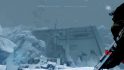 Destiny 2 The Final Shape: 氷と雪で覆われたコスモドロームの壁のショット。
