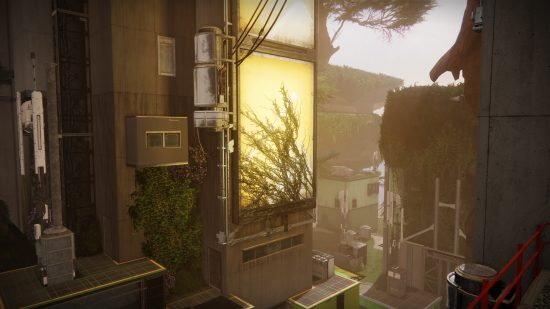 Destiny 2 The Final Shape: ペイルハートの最後の都市にある非常に都会的な環境。