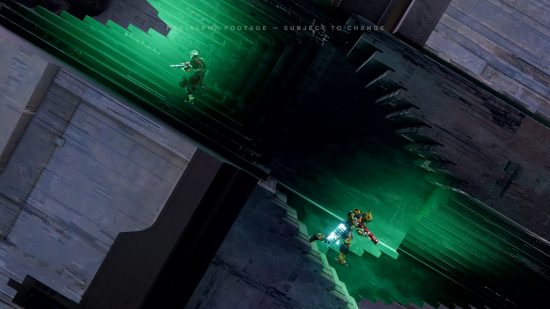 Destiny 2 The Final Shape: ペイルハートにある証人の拠点にある曲がりくねった階段。