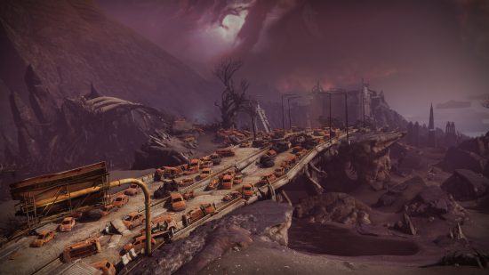 Destiny 2 The Final Shape: 宇宙基地からの古い道。暗くて、ペイルハートの証人によって汚染されています。