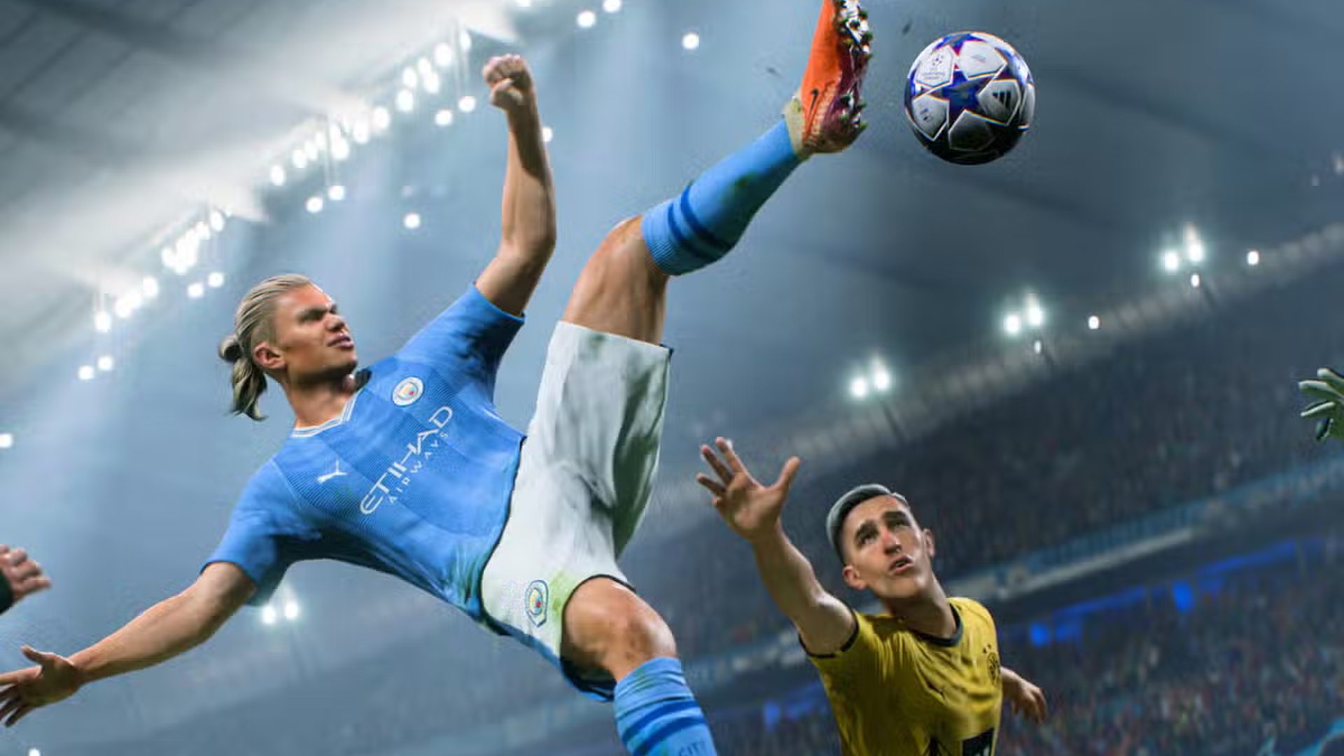 ベスト Xbox スポーツ ゲーム: ボールを蹴るハーランドの姿が見られる