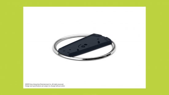 PS5 スリムモデル：別売り縦置きスタンドのイメージ