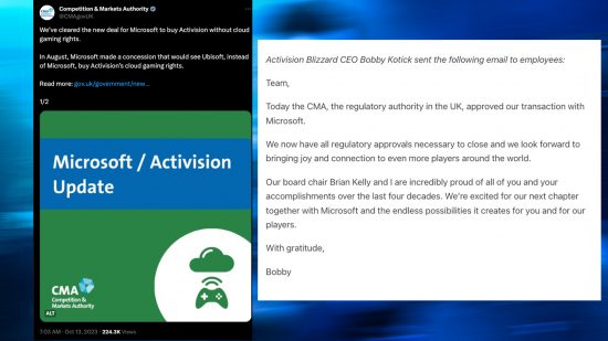 Call of Duty Microsoft Activision CMA 契約