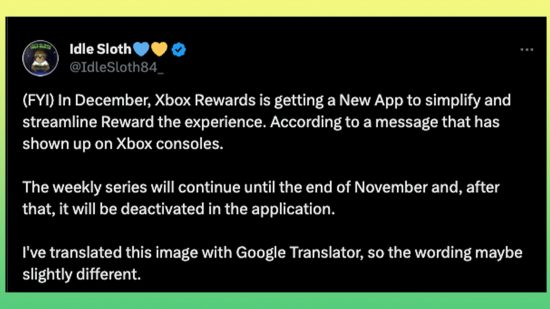 Microsoft Rewards ハブ Xbox アプリ