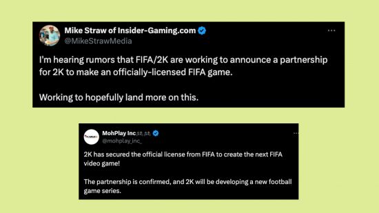 FIFA 25 2K Games: FIFA 25 の噂を報道する Insider Gaming の画像。