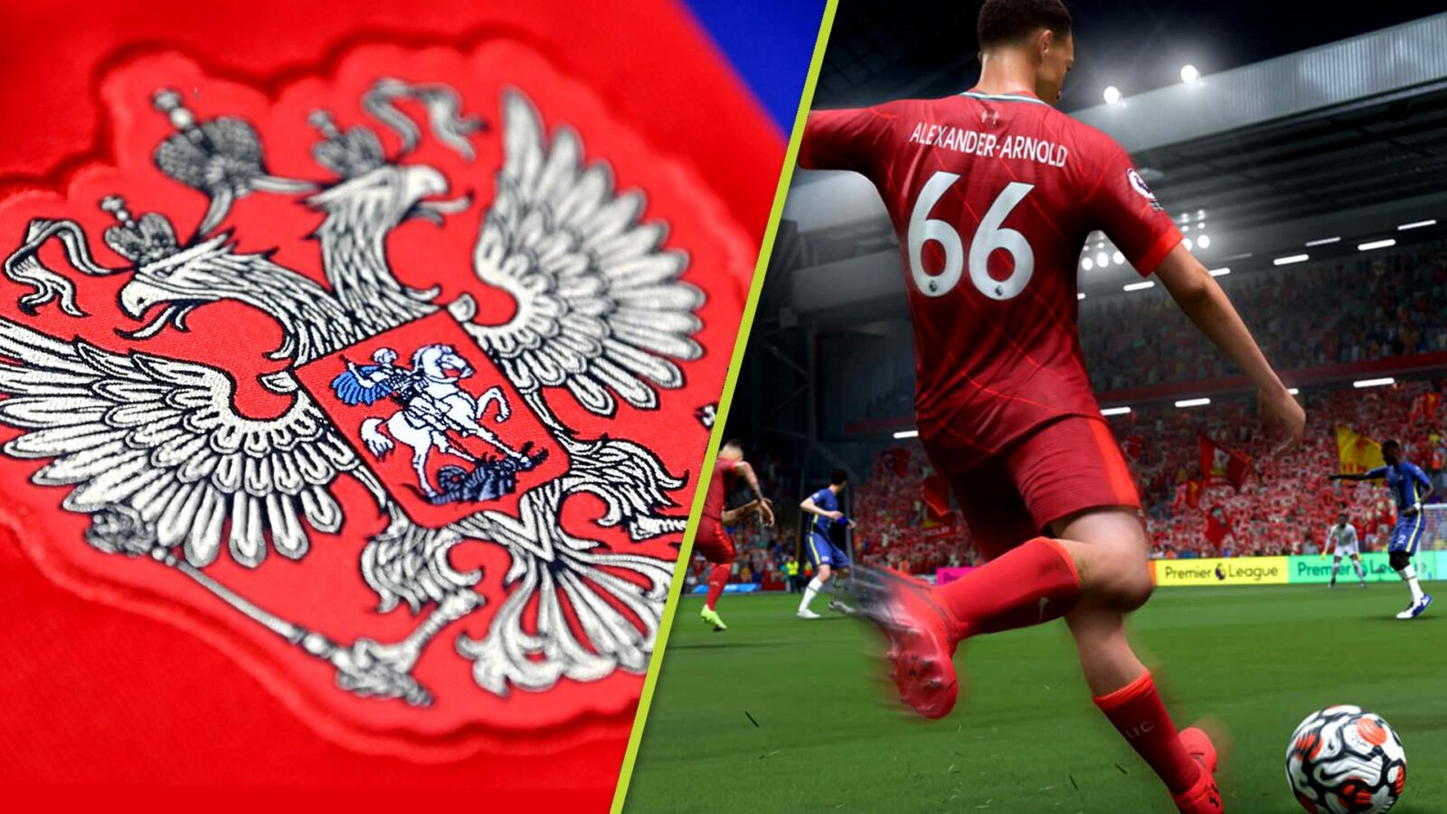 FIFA22からロシアのチームを削除するEA