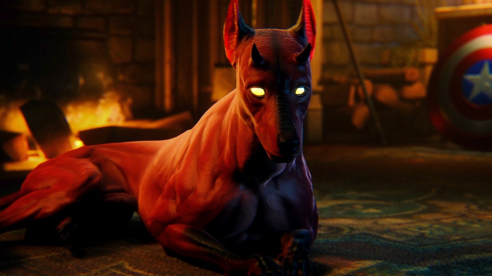 はい、Marvel's Midnight Suns では犬をなでることができます
