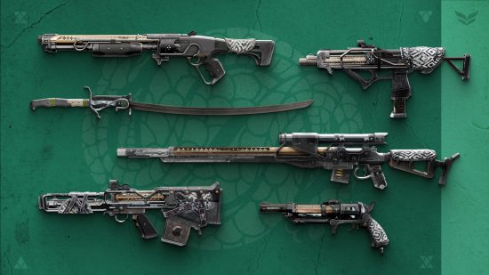 Destiny 2 シーズン オブ ザ ディープの武器: 戻ってくるシーズン 21 のすべての Reckoning 武器の画像。